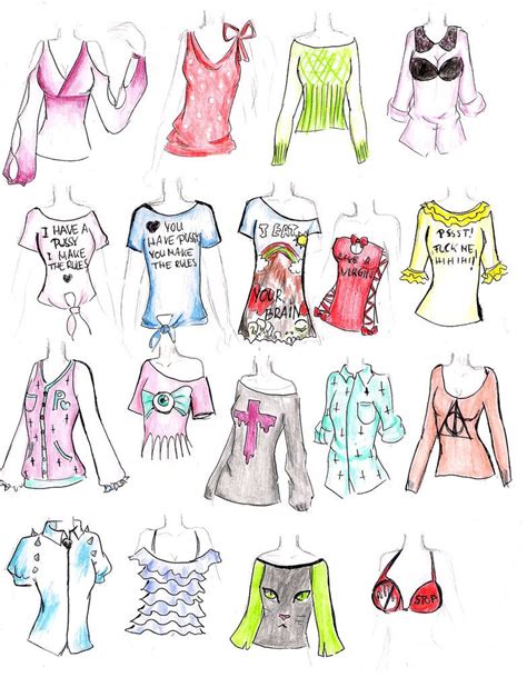 cute shirt drawings